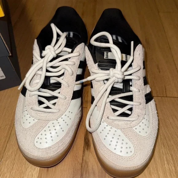 Bad bunny Adidas Gazelle Indoor White and Black Sneakers - Picture 6 of 9